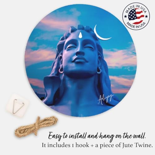 Generic Adiyogi Shiva Wall Decor for Yoga Practice