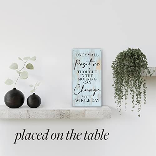 Rustic Wood Inspirational Wall Sign Decor