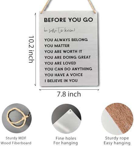 Ryeolo Positive Affirmations Wall Decor 78x102 Inches