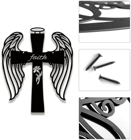 Stephy Co 14 Inch Metal Wall Cross