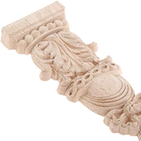MUXSAM Wooden Carved Onlays 2-Pack for Decor