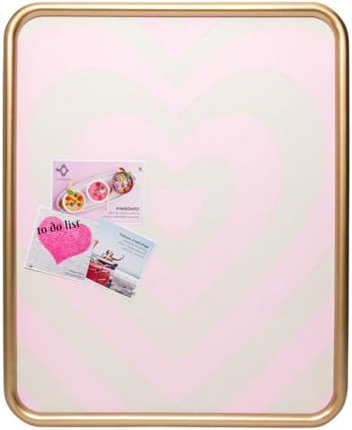 CONCEPTS Framed Canvas Bulletin Board with Gold Frame