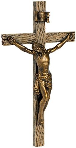 Josephs Studio Cross and Crucifix Collection 825 Inch Antique Gold Crucifix