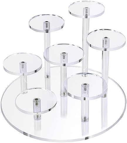 7-Tier Acrylic Display Stand for Figures and Collectibles