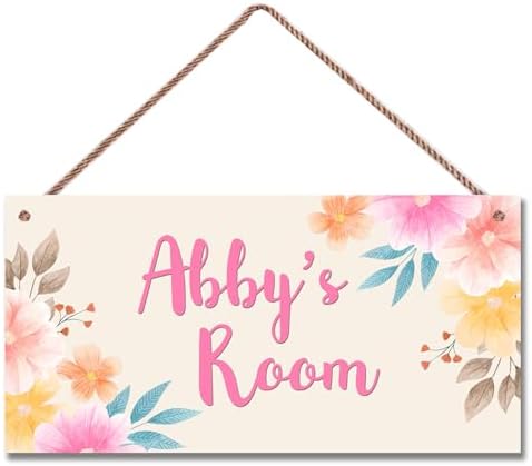 Personalized Wooden Name Sign for Girls Room Decor