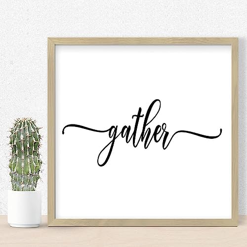 Personalized Framed Wooden Wall Art Sign 12x12in