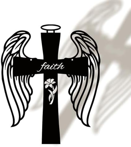 Stephy Co 14 Inch Metal Wall Cross