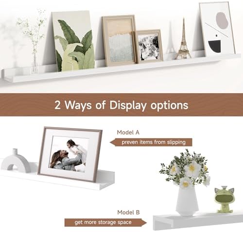 Fun Memories 48 Inch Floating Shelf Set of 4