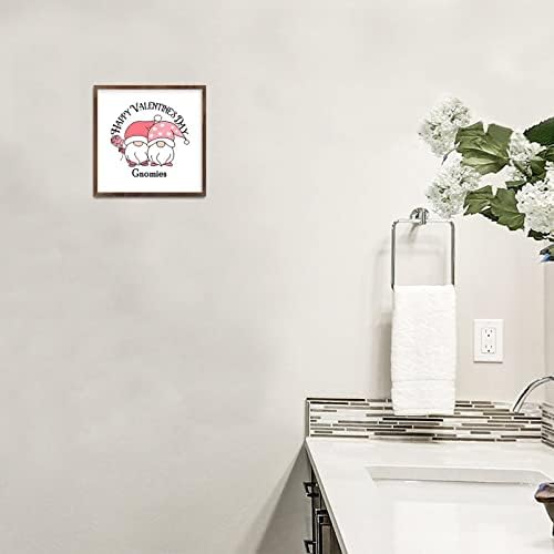 Wadcall Farmhouse Wood Wall Decor Happy Valentines Day Sign
