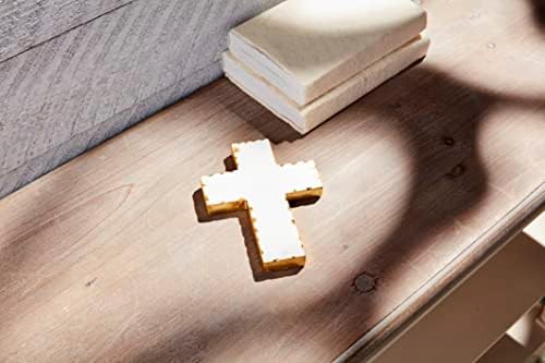 Mud Gold Edge Marble Cross 1