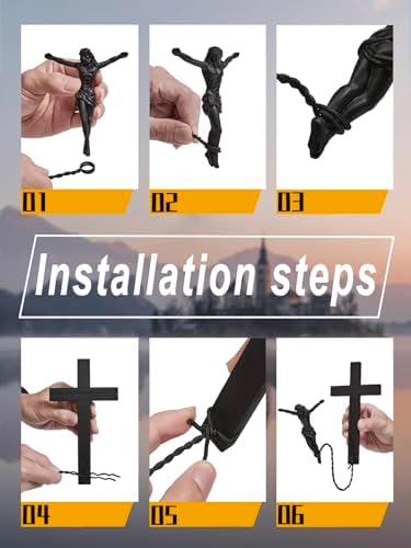 FEXCOFU Bungee Jumping Jesus Wall Cross
