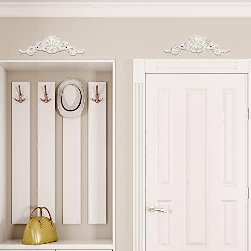 Sungmor 2PC Cast Iron Fleur De Lis Wall Decor