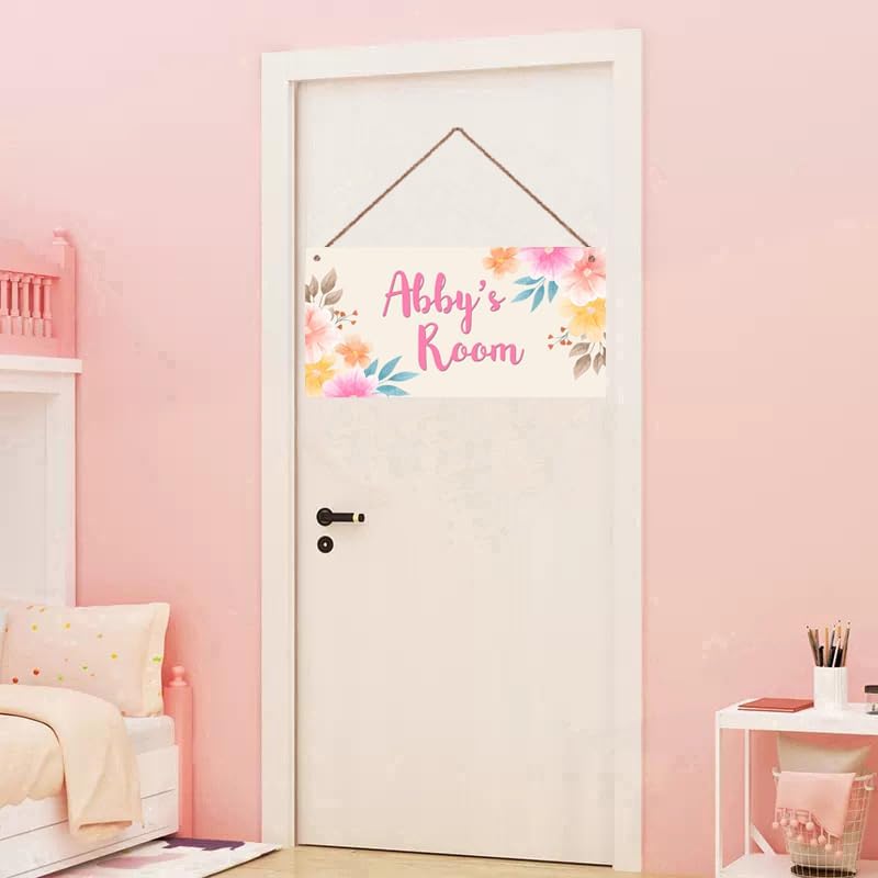 Personalized Wooden Name Sign for Girls Room Decor