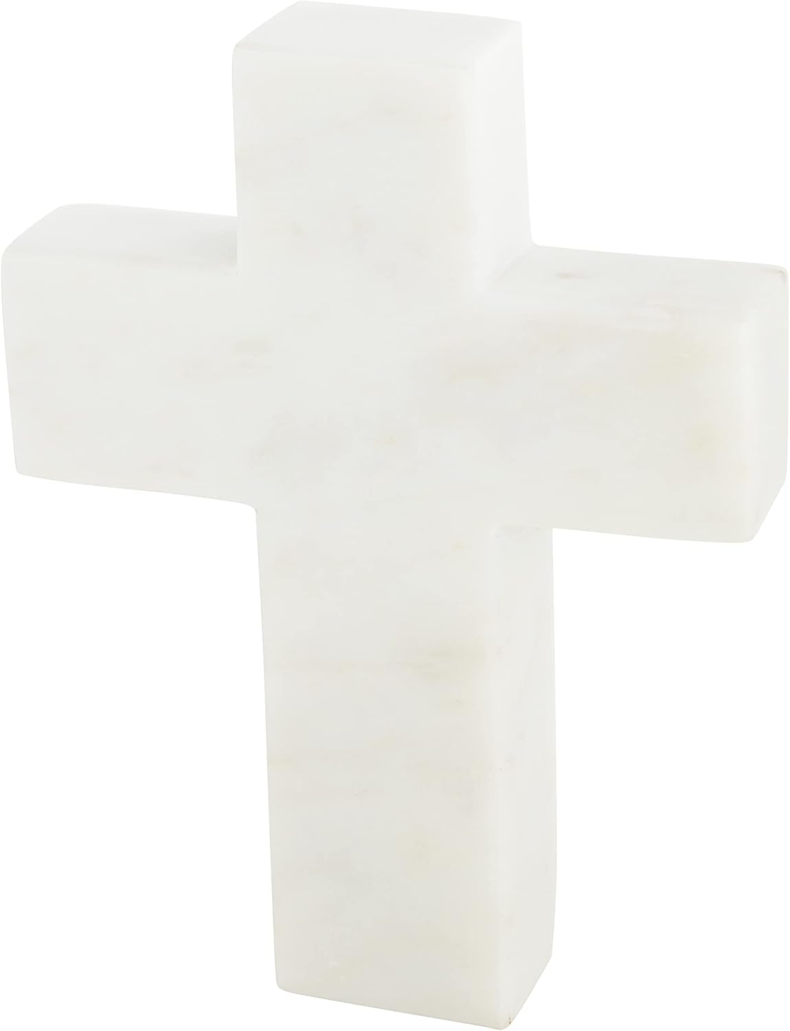 Mud Pie Marble Cross White 6 x 45 Inches 1 Count