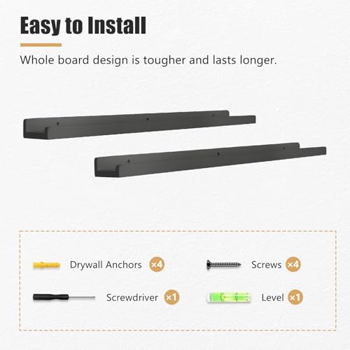 Wood Floating Shelves for Wall 24 Inch