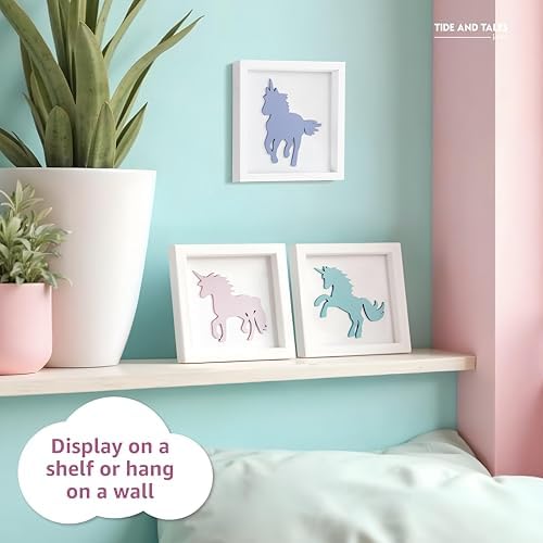 TideAndTales Unicorn Wall Decor Set of 3
