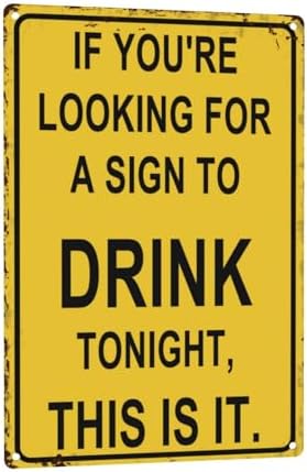 Funny Bar Signs For Home Bar Man Cave Decor