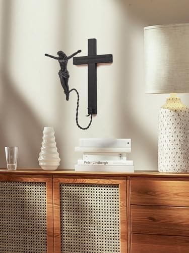 FEXCOFU Bungee Jumping Jesus Wall Cross