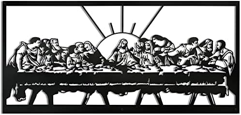 NORTH KAISER Last Supper Metal Wall Art