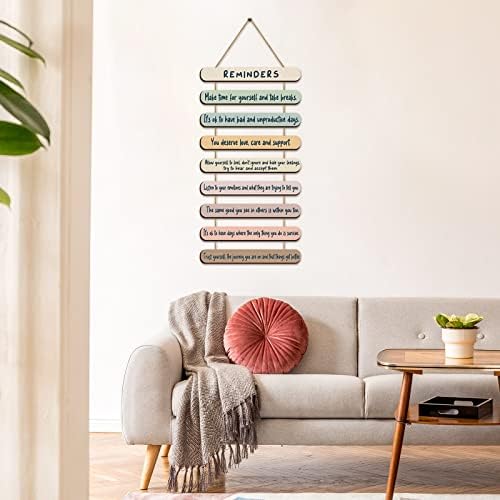 Yookeer Mental Health Affirmations Wall Art Decor