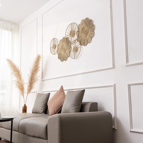 PEMAR Set of 5 Seagrass Wall Decor Baskets