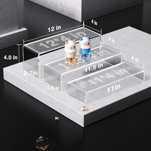 Acina 6Pcs Acrylic Display Risers for Collectibles