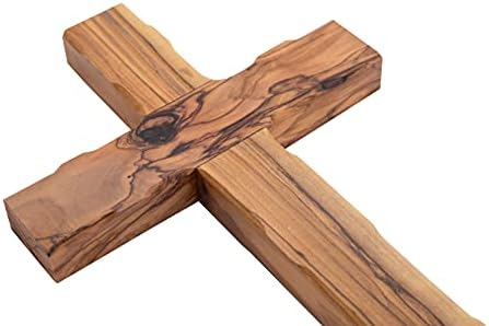 Handmade Olive Wood Cross 10 Inch Wall Art Dcor