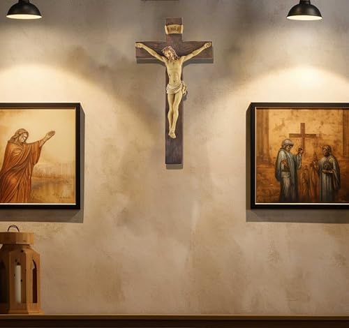 Artisan Flair Wall Cross Resin Crucifix 905 Inches