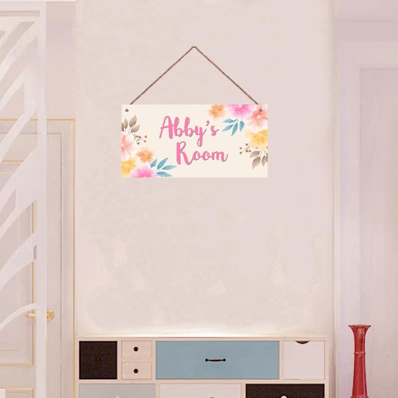 Personalized Wooden Name Sign for Girls Room Decor