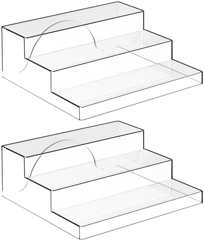 Yieach 3 Tier Acrylic Display Stand 2PCS