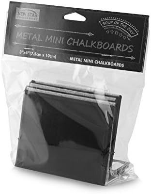 New Star Foodservice 28669 Metal Chalkboards Set of 6