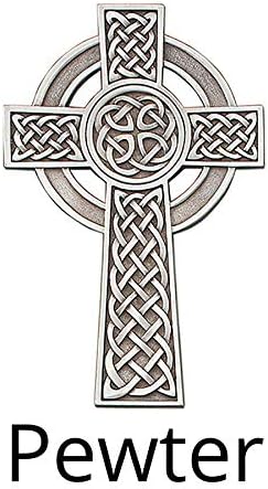 Christian Brands Pewter Knotted Celtic Wall Cross 8 Inch