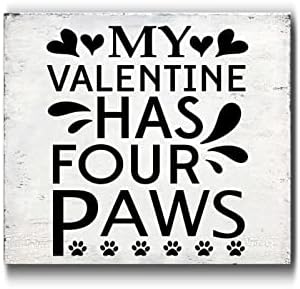 Wodevor 12x12in Wooden Plaque for Valentines Day