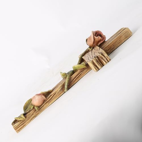 BC Home Decor 825 H Rose Cross Wall Decor