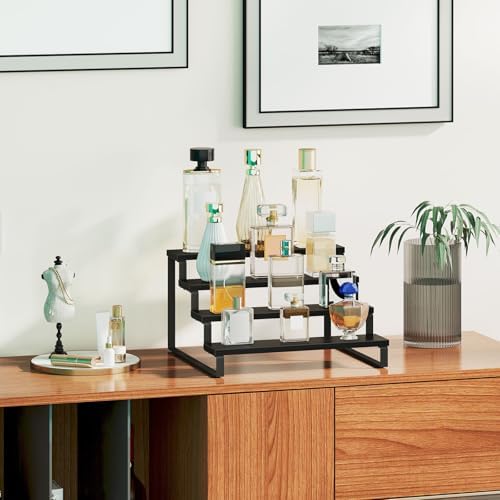 Giikin 4 Tier Wooden Display Stand Black