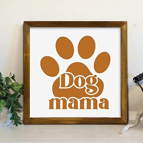 Mothers Day Wood Frame Sign 7x7 Inch