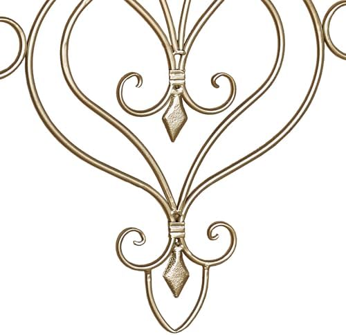 Touch of Class Nadia Elegant Scrolling Metal Wall Grille