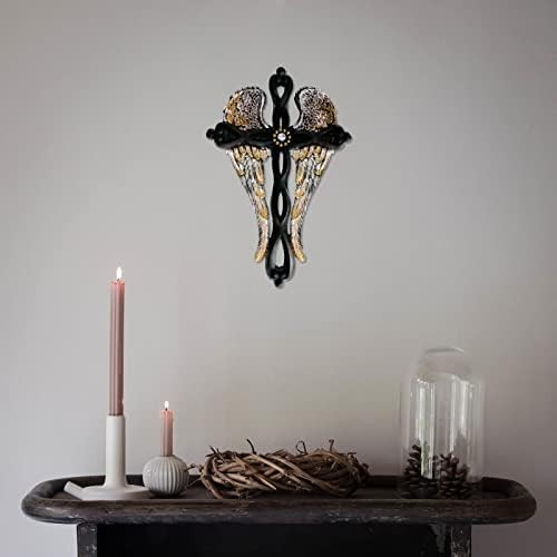 TALPGOD Angel Wings Wall Cross Decor Sculpture