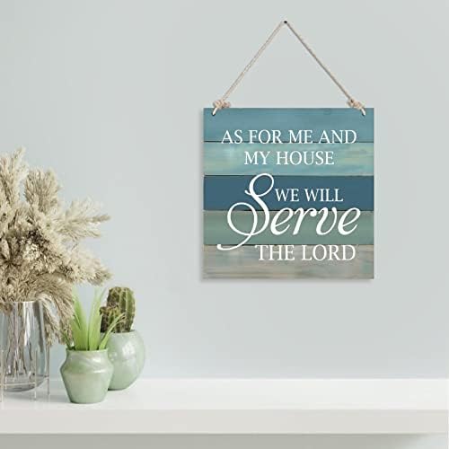Farmhouse Style Wooden Pallet Sign with Rope and Chain