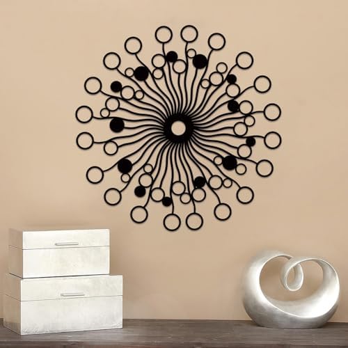 Resama Metal Sunburst Wall Decor Sculpture