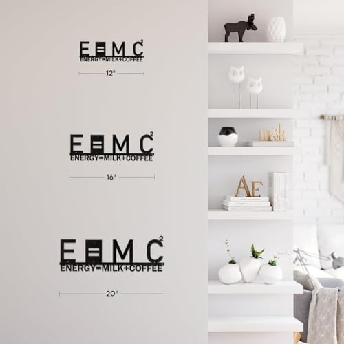 Modern Black Metal Wall Decor 18x16 Inch Family Room Art