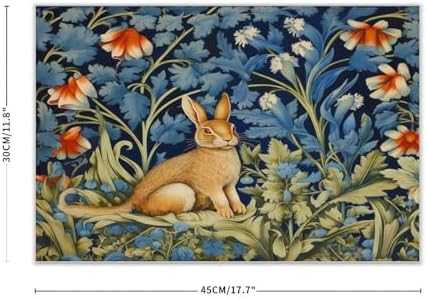 Rabbit Forest Hares Wood Wall Art Sign Home Decor