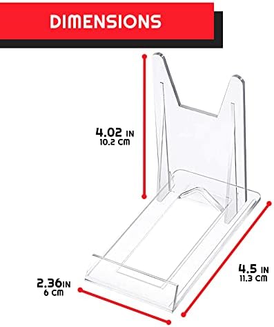 EVORETRO Clear Acrylic Display Stand 6-Pack
