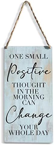Rustic Wood Inspirational Wall Sign Decor