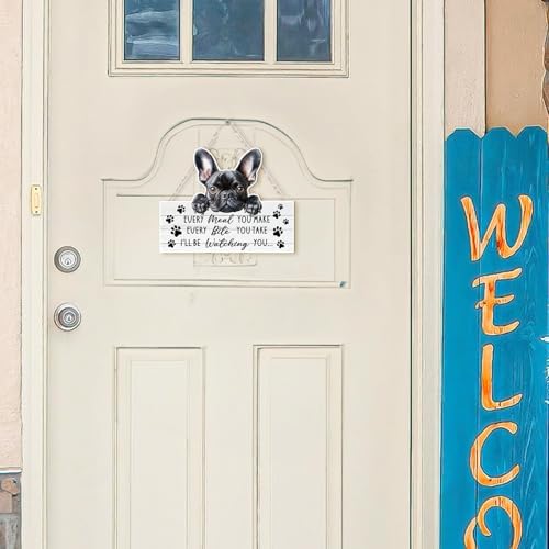 MOTERMATE French Bulldog Frenchie Wall Sign Decor