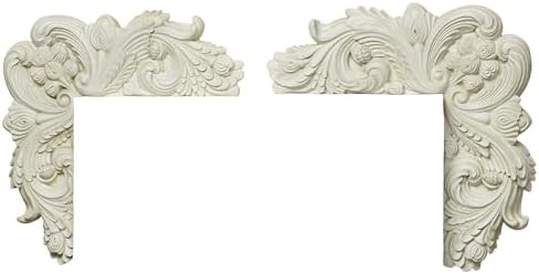 Touch of Class Acanthus Corner Wall Ornament Pair Ivory