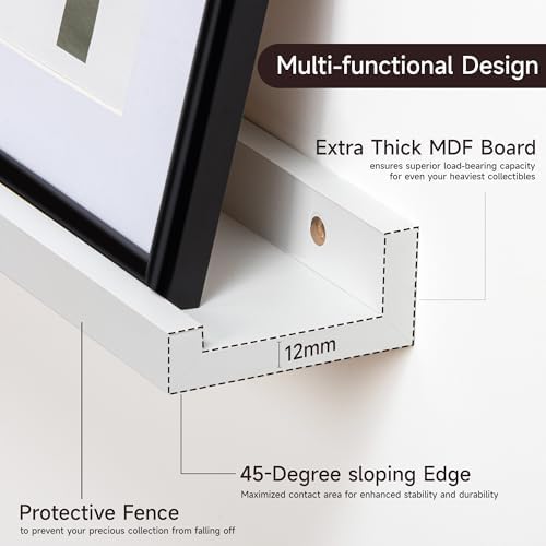 Fun Memories 48 Inch Floating Shelf Set of 4
