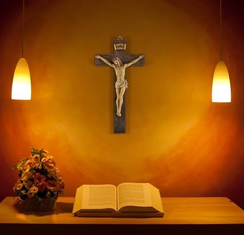 Artisan Flair Wall Cross Resin Crucifix 905 Inches