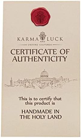 KARMA AND LUCK Multistone Wall Cross Protection Plaque