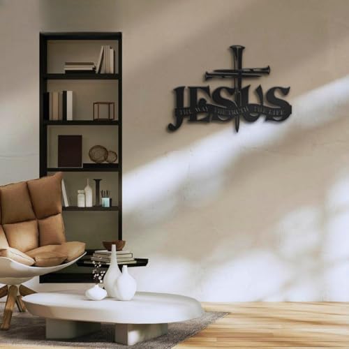 Personalized Cross Wall Decor with Name and LED Light
